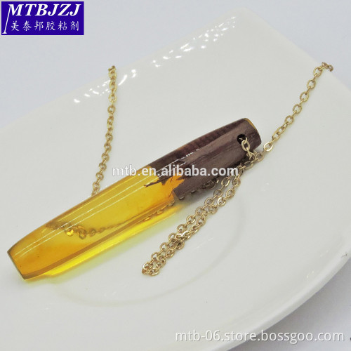 China Design Epoxy Resin AB Glue for Jewellery Making Resin Wood Necklace